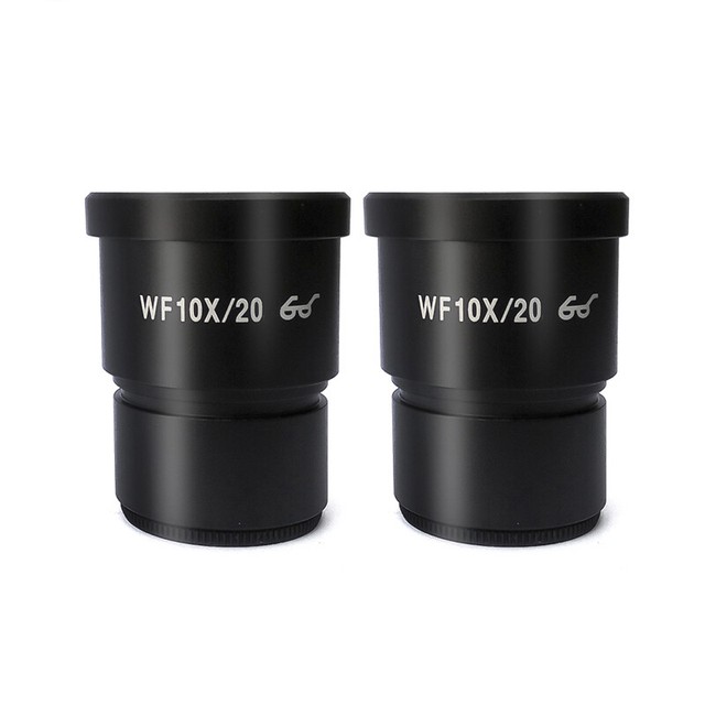 Mercury/_Group WF10X//20mm Eyepieces Wide Angle High Eye Point Mounting Size 30mm Microscope Eyepiece for Stereo Microsocpe Color:1PC Without Reticle