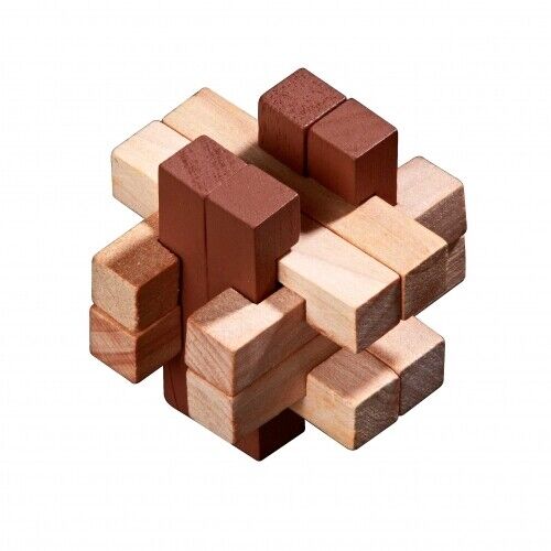 Holzpuzzle-Sortiment - 10 Puzzle - Denkspiel - Knobelspiel - Geduldspiel - Bild 4 von 12