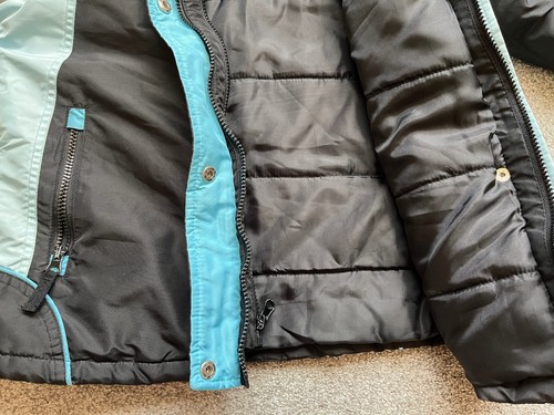 London Fog Black Blue Youth Children Snow Winter Kids Thick Jacket L: 14/16 - Picture 8 of 9