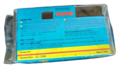 Vintage Ragu 35mm Single-Use Disposable Prop Camera Argus New in Plastic - Picture 3 of 5