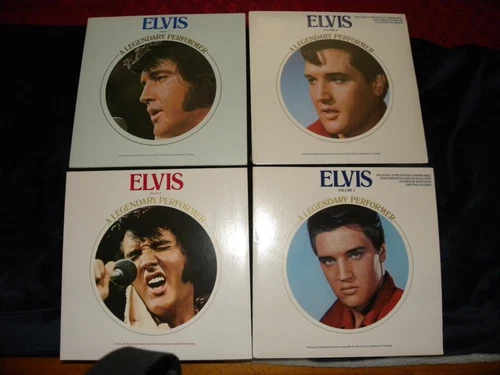 ELVIS PRESLEY--"A Legendary Performer"--4 Volume Set--Booklets Incl--Very Clean