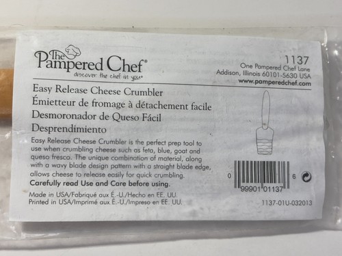 NEW Pampered Chef (Utensils Lot of 5) - Mix 'N Chop, Cheese Crumbler, Scraper... - Picture 9 of 16