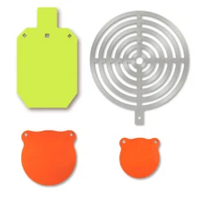 Steel Target Magnetic Painting Stencil with AR500 Targets-6"8" Gong+7"x12" Torso