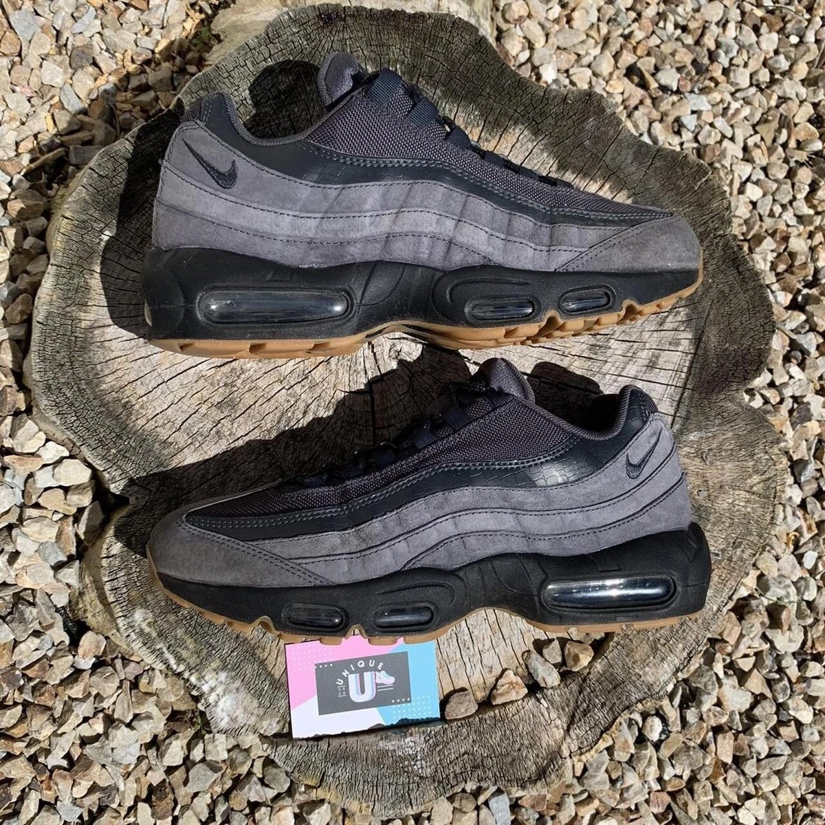 superstición Grabar Digital Rare Nike Air Max 95 “Black Grey Gum” | eBay