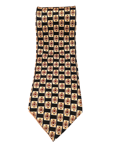 Crescenzo 2 Pack All Silk Allover Printed Tie NEW-016 - Picture 3 of 4