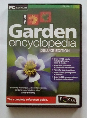 Garden Encyclopedia Deluxe Edition PC Gardening Horticulture Plants Landscaping - Picture 1 of 2