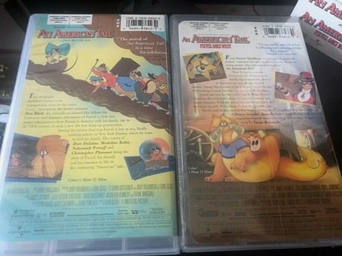 An American Tail & Fievel Goes West Limited Edition 2-Pack VHS 1986 - Picture 3 of 6