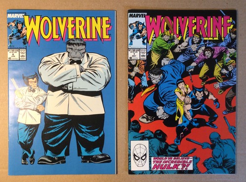 Wolverine #7, #8, Marvel Comics 1989, Band 2. Original, Original - Bild 1 von 5