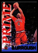 Junior Burrough #7 VIRGINIA autograph 1995 Signature Rookie PRIME Basketball ~