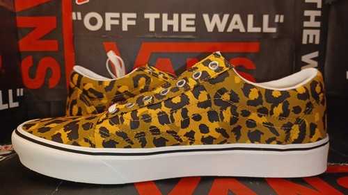 Vans Comfycush Old Skool Para hombres 10.5 Leopardo Dorado Marrón/Dorado Brillo-VN0A5DYC9KK - Imagen 13 de 13