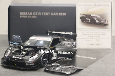 AUTOart 1/18 NISSAN GT-R GTR R35 SUPER GT #230 TESTCAR 80878