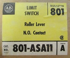 ALLEN BRADLEY Roller Lever N.O. Contact Limit Switch  801 ASA11