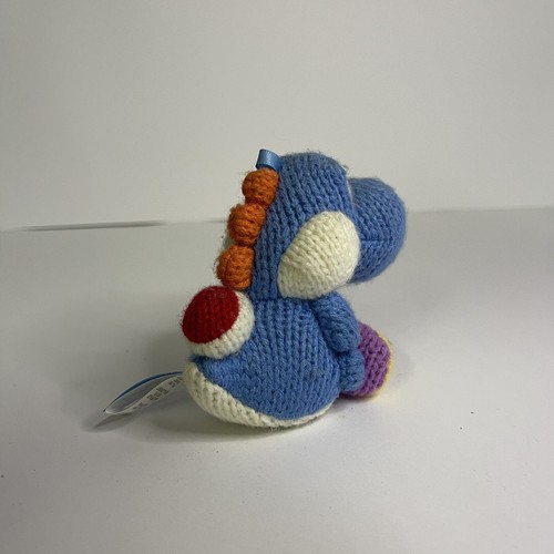 Nintendo Amiibo - Light-Blue Yarn Yoshi - Yoshi's Woolly World (2018) - Picture 3 of 4