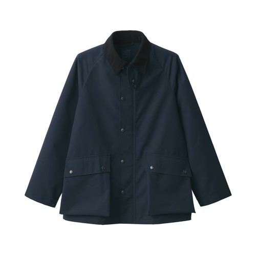Chaqueta de cuello de pana resistente al agua MUJI para hombre azul marino oscuro FedEx - Imagen 11 de 12