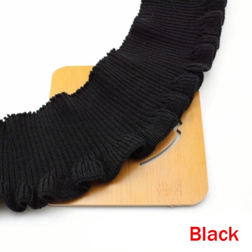 60cm Elastic Knitted Rib Cuff Flounce Hem Collar Triming Fabric DIY Sewing Craft - Picture 12 of 19