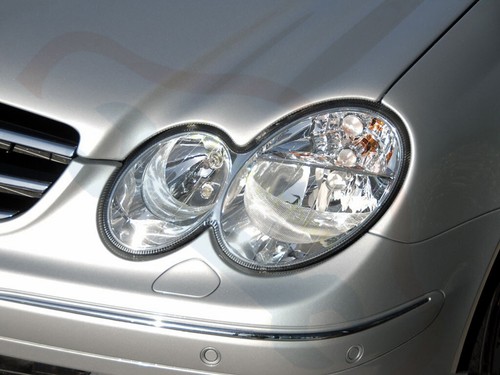 2Pcs For Mercedes W209 CLK 2004-09 LH&RH Side Headlight Lens Cover+Sealant Glue - Picture 9 of 11