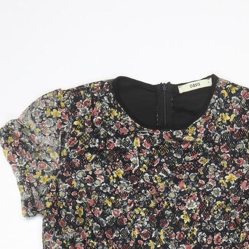 Oasis Womens Floral Polyester Blend Size S - Picture 5 of 12