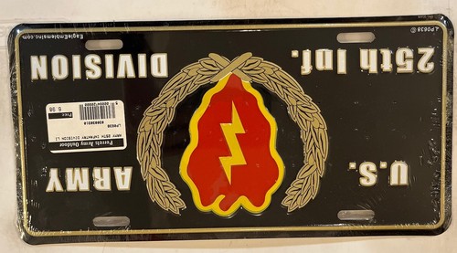 25ª División de Infantería Tropic Lightning Placa de refuerzo Cuartel Schofield - Imagen 7 de 8