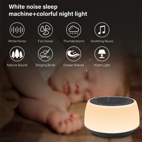 Infant Breathing Therapy Sound Machine Sleep Aid Machine White Noise Music Light - Bild 6 von 8