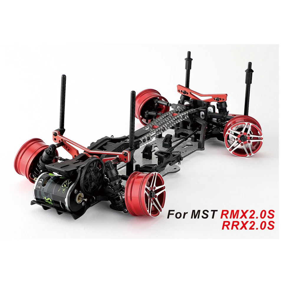 1:10 Drift RC Car Carbon Fiber & Aluminum Upgrade Kit For MST RMX2.0S/ RRX2.0S - Image 3 of 4