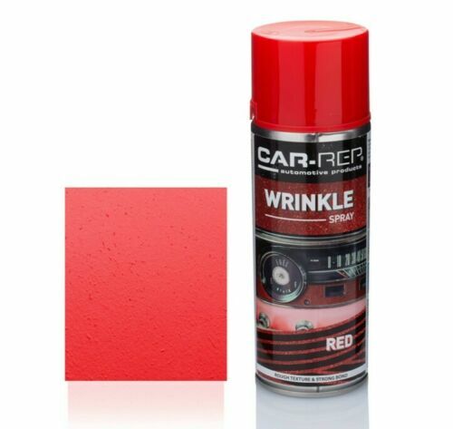 Red Wrinkle Finish Spray Paint High Temperature 120°C 400ml - Picture 3 of 3