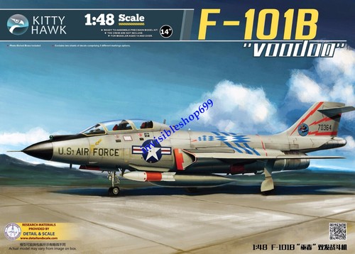 Kitty Hawk 80114 1/48 F-101B Voodoo Assembly model - 第 1/1 張圖片