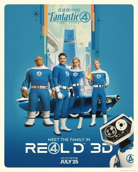 The Fantastic Four: First Steps Premium Matte Poster