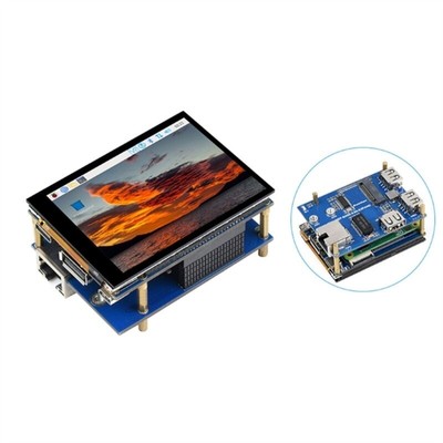 2.8 inch Touch Screens Expansion for RPi Compute Module 4 480x640 Display 4Port