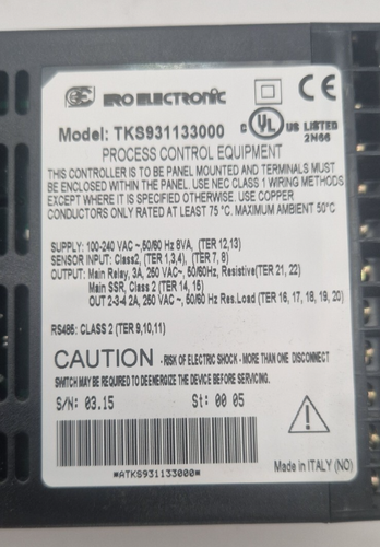 Equipo de control de procesos ERO Electronic TKS931133000 - Imagen 3 de 3
