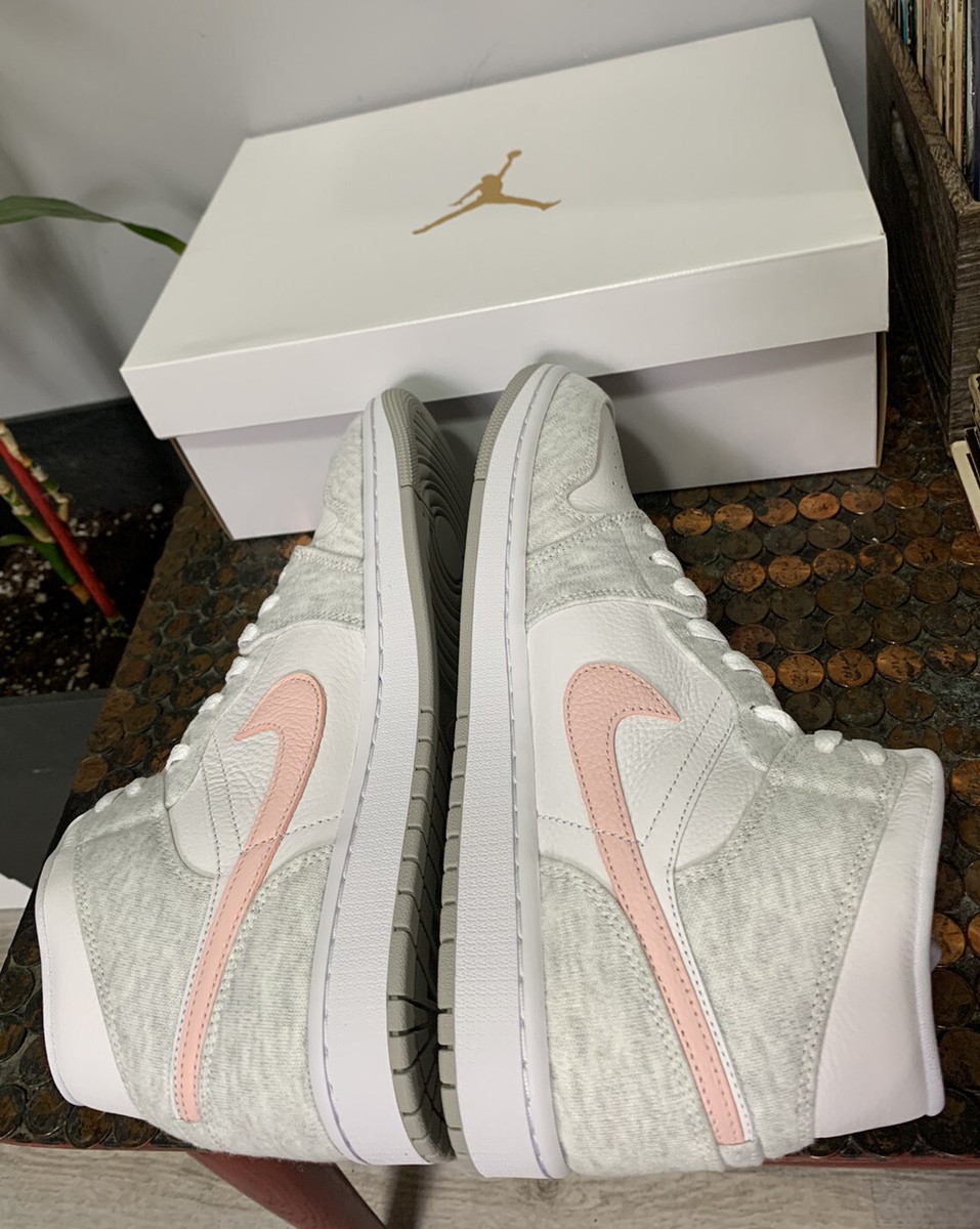 NEW NIKE AIR JORDAN 1 MID SE LIGHT IRON ORE SIZE 10.5 M DS