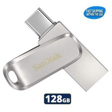 Sandisk Ultra Dual Drive Luxe 128GB USB 3.1 Type A & Type C Flash Drive