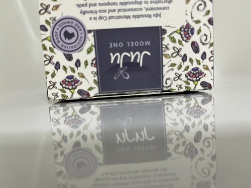 JUJU MENSTRUAL CUP 1 clear 16 ml under 30, not given birth model BNIB 40 x 65mm - Picture 7 of 7