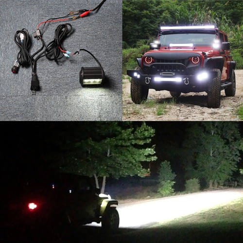 Wiring Harness Kit 40A 12V Switch Power On/Off Relay Fuse For LED Fog Light Bar - Picture 7 of 7