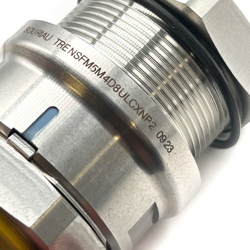 Souriau TRENSFM5M4D8ULCXNP2 Panel Mount ULC Connector, 4-Pin, Hex Nut, Blue - Picture 7 of 11
