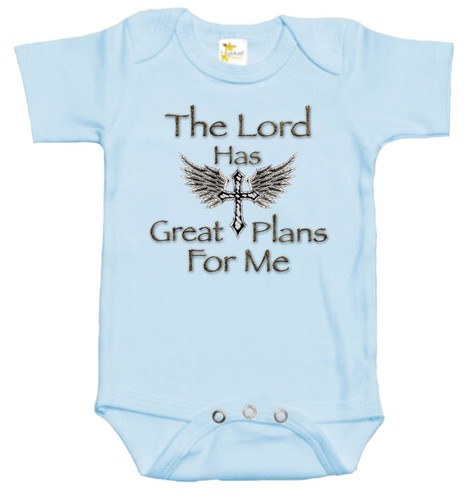 Baby Body - Der Herr hat tolle Pläne für mich Babykleidung für Jungen und Mädchen - Bild 7 von 8