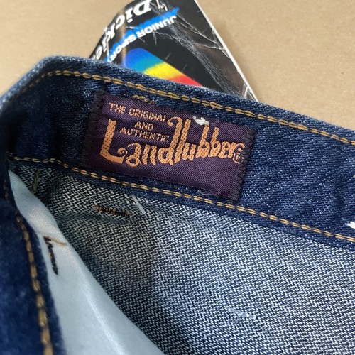 Vintage 70s Dickies Landlubber Pleated Denim Shorts Size 26” Deadstock NOS Dark - Picture 17 of 17