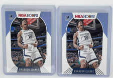 (2) Brandon Clarke 2020-21 Panini NBA Hoops #64 Memphis Grizzlies