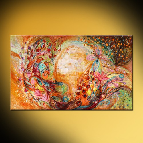 El resplandor de Jerusalén: impresión artística contemporánea de Judaica por Elena Kotliarker - Imagen 1 de 4