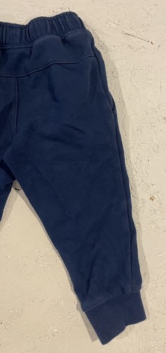 Nike Sweatpants Youth Boys Joggers Pants Blue Fleece Athletic Comfort - Picture 6 of 7