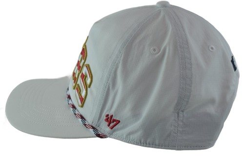 Detroit Tigers '47 Sterne & Streifen Flagge Flattern Kupplung verstellbar weiß MLB Mütze - Bild 6 von 8