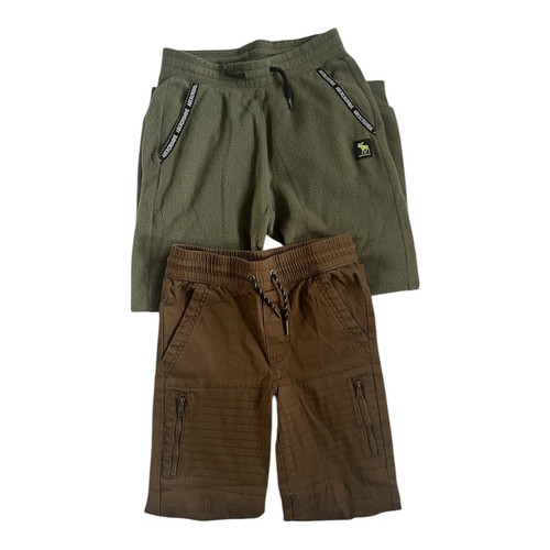 abercrombie Olive Green Sweatpants & Ring of Fire Cargo Pants Size 12 boys - Picture 1 of 8