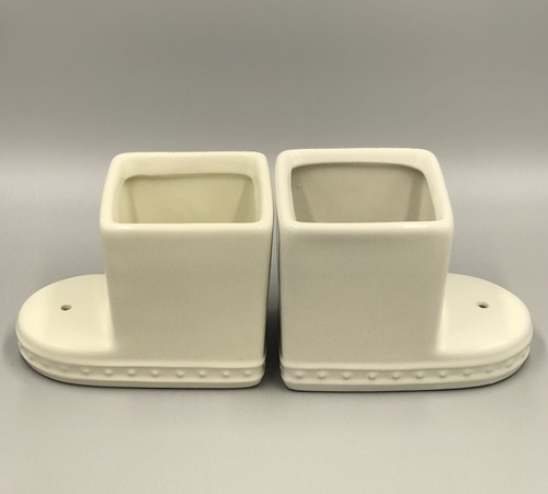 Nora Fleming Pearl Dot Square Cutie Container Stoneware Retired #1 - Picture 9 of 12