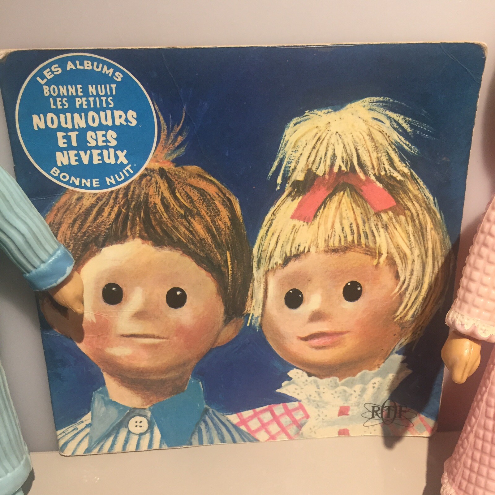 GÉGÉ FRANCE TV COMIC SERIES COUPLE POUPET NICOLAS PIMPRENELL 60s vintage dolls Niska cena nowej pracy