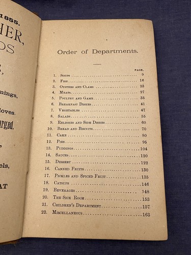 1891 Recipe Book Experienced Housekeepers Methodist Episcopal Titusviille PA HC - Imagen 8 de 16