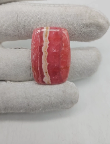 45.70 Cts Natural Rhodochrosite 31mm 21mm Cushion Cabochon Untreated Gemstone - Video 1 of 1
