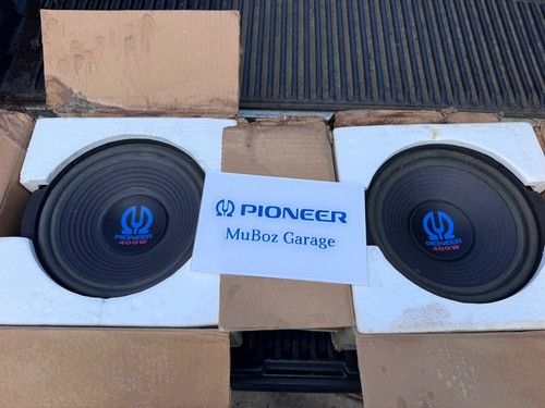Pair of Vintage Pioneer TS-W30F 12” Free Air Subwoofer 400 Watt Subwoofers - Picture 7 of 7
