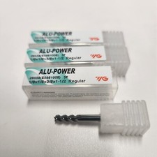 28558 YG-1 ALU-POWER 1/8" DIAMETER 3 FLUTE 3/8"LOC X 1.5"OAL (3 pieces)