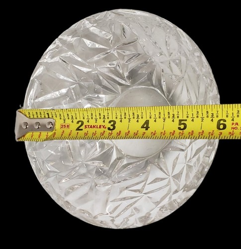 Tiffany & Co. 9" Faceted Rock Cut Crystal Serving Bowl - Picture 3 of 16