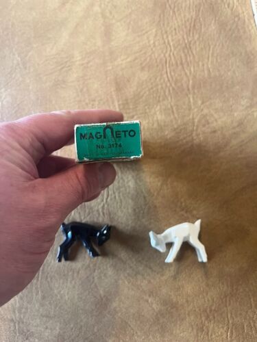 1940’s Vintage German Fighting Rams Toy Magneto West Germany Free Shipping - Bild 3 von 10