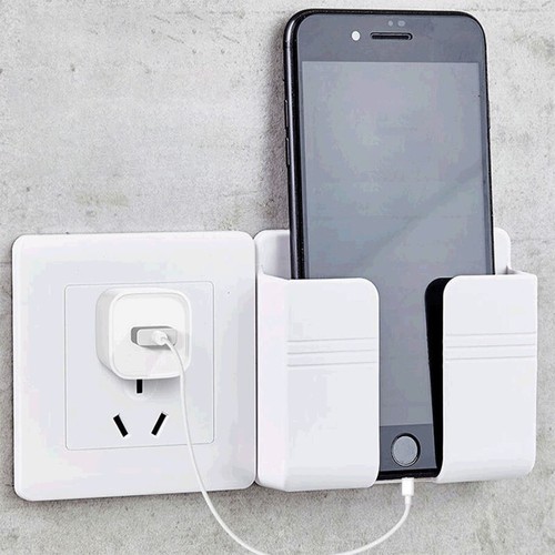 Punch-free Mobile Phone Charging Stand Holder-mounted Shelf Bed Wall Sticky-WaDH - Zdjęcie 8 z 11